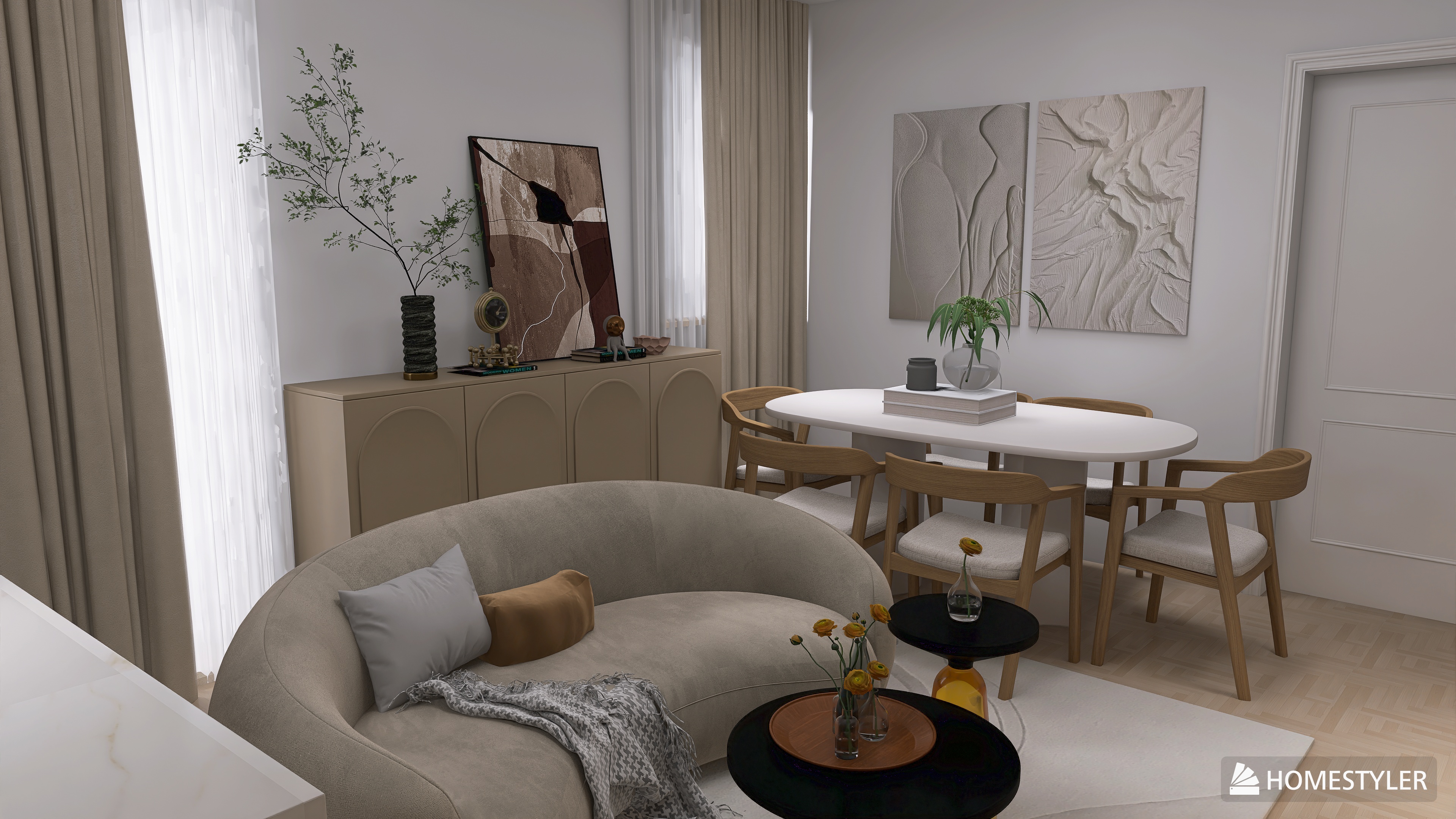 Apartament 2 - living 2