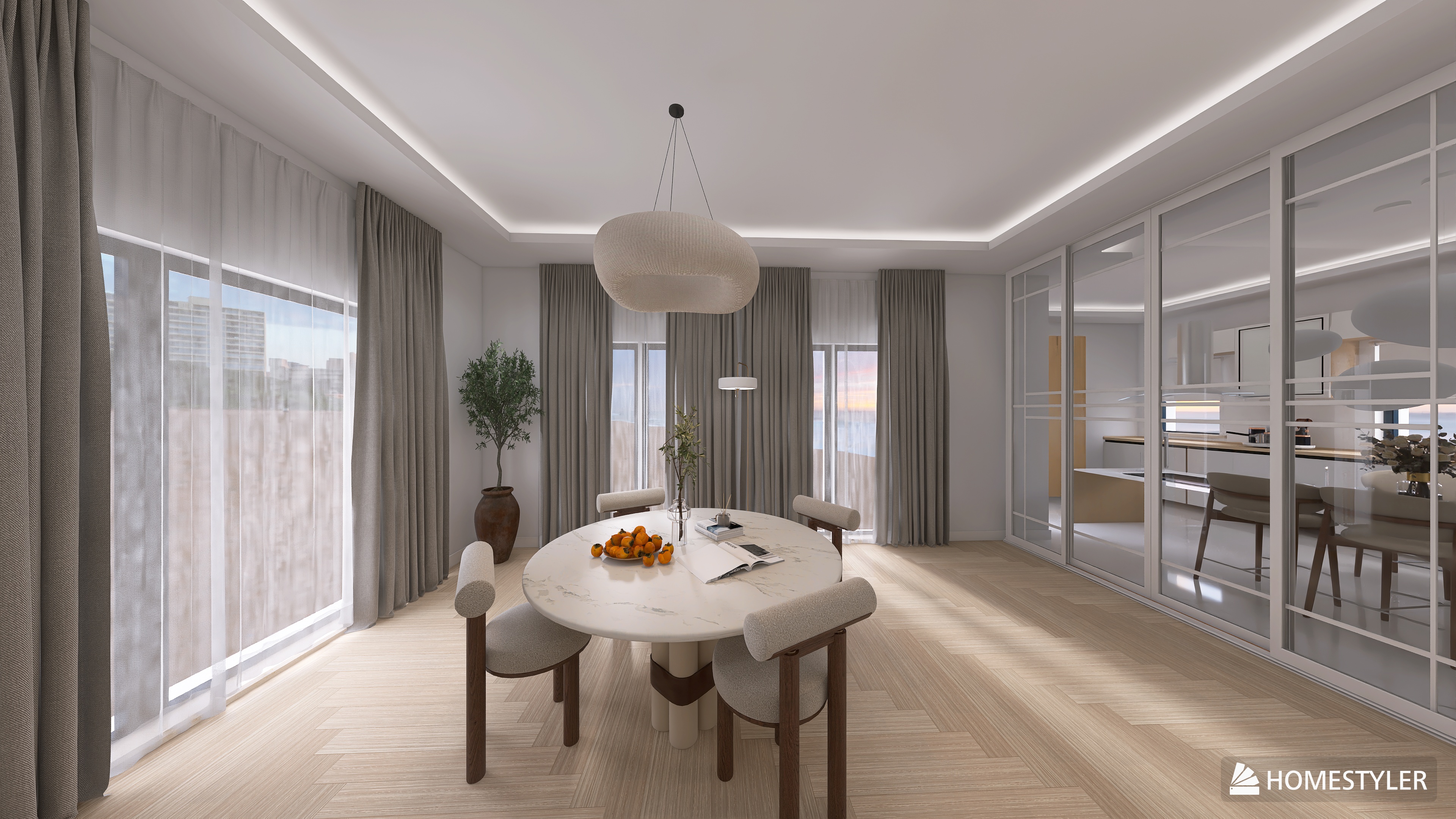 Apartament 3 - living 2