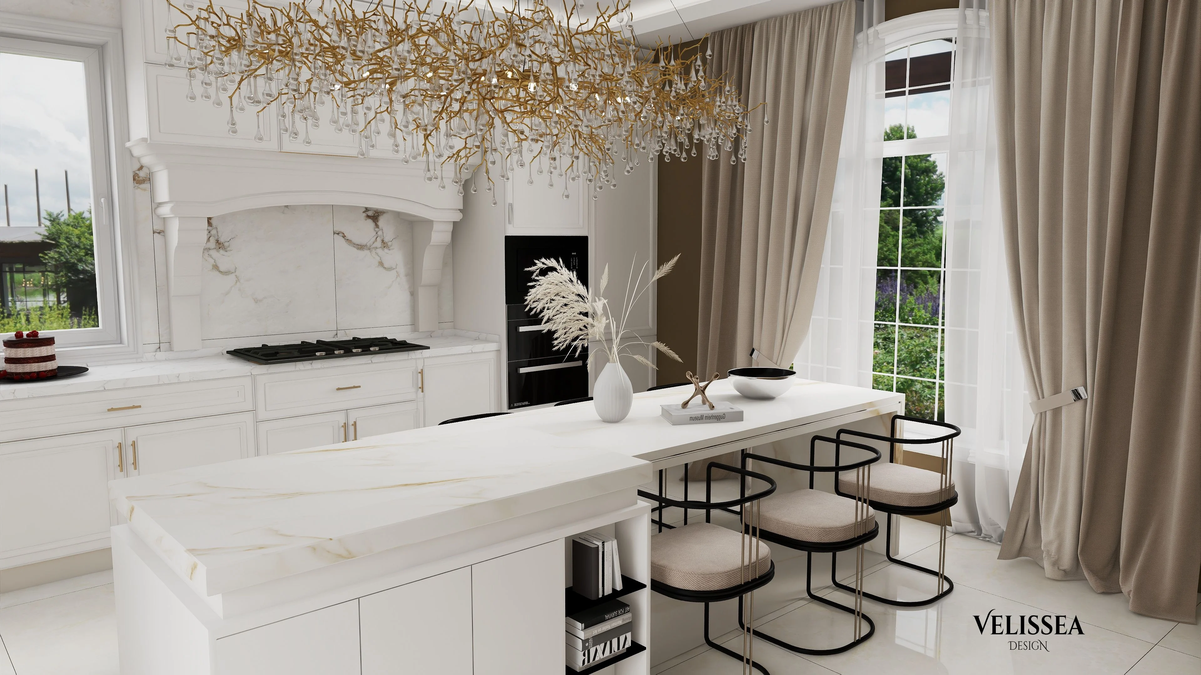 Design interior apartament în Bistrița - bucătărie clasic modernă 3